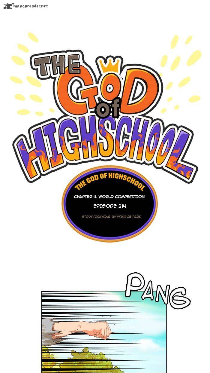 The God of High School Chapter 214 - Page 1