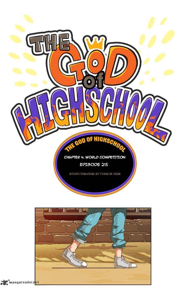 The God of High School Chapter 215 - Page 1