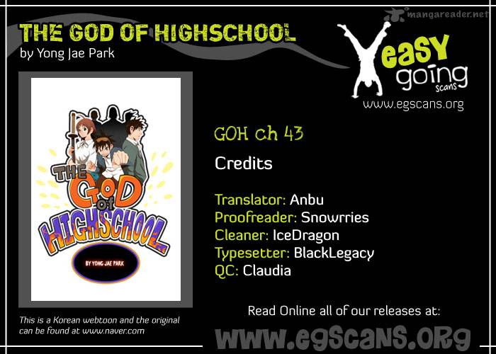 The God of High School Chapter 43 - Page 1