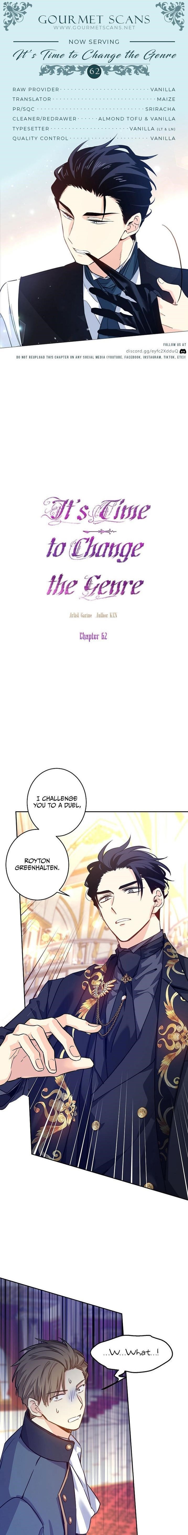 It’s Time to Change the Genre Chapter 62 - Page 1
