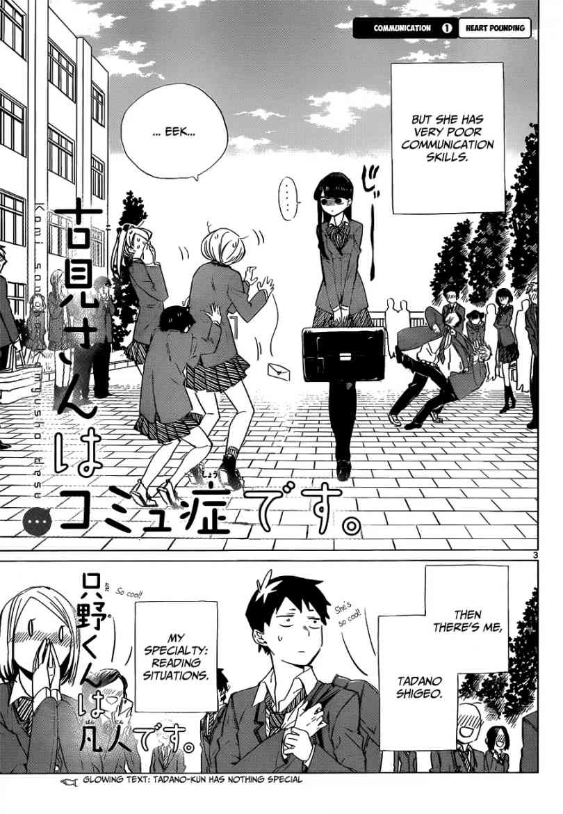 KOMI-SAN WA KOMYUSHOU DESU Chapter 0 - Page 5
