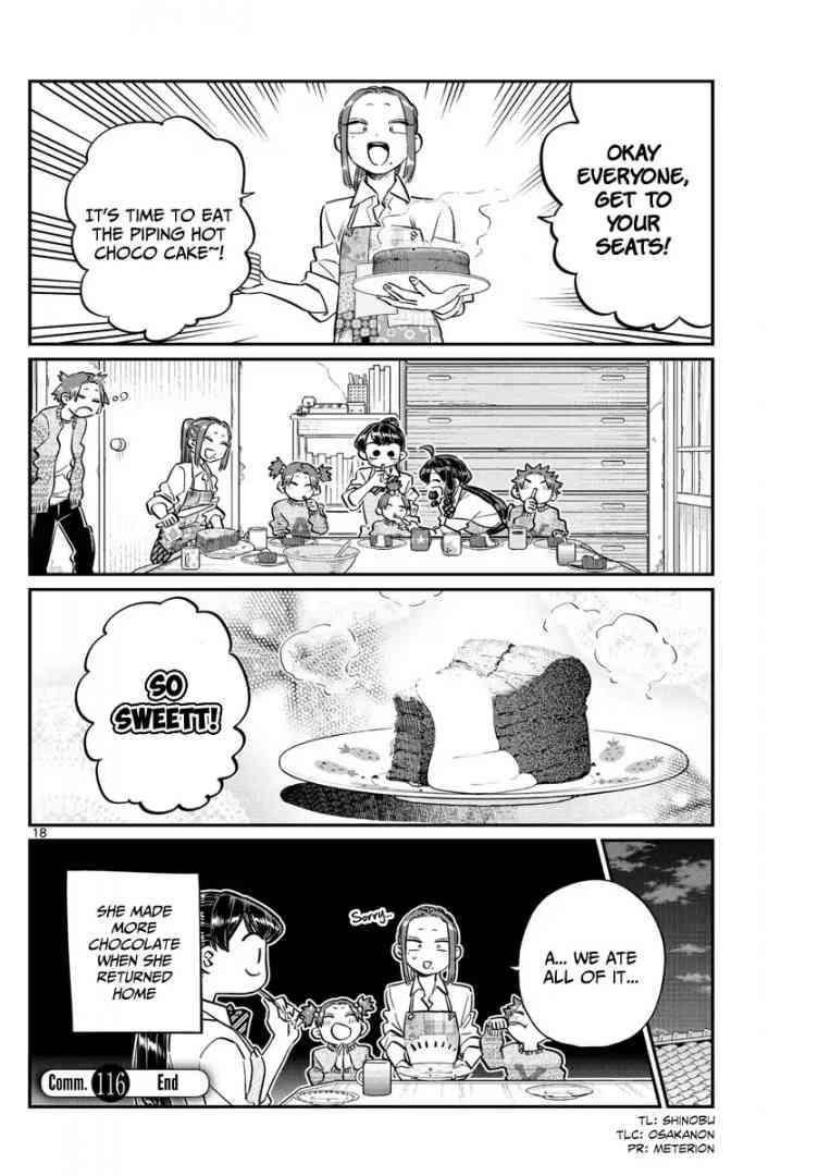 KOMI-SAN WA KOMYUSHOU DESU Chapter 116 - Page 18