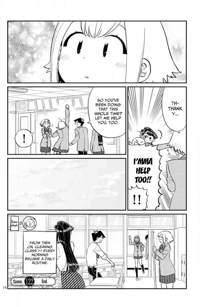 KOMI-SAN WA KOMYUSHOU DESU Chapter 122 - Page 14