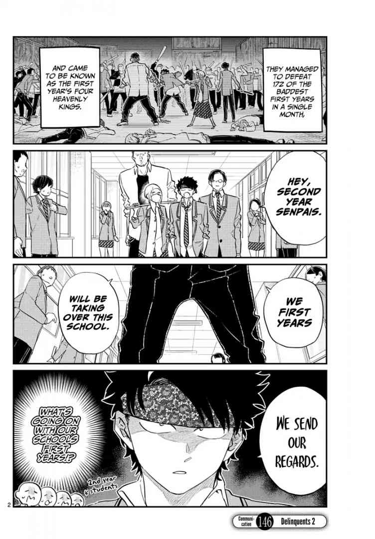 KOMI-SAN WA KOMYUSHOU DESU Chapter 146 - Page 2