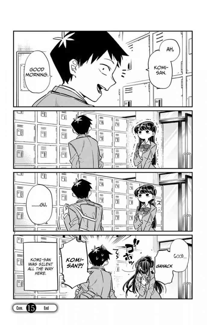 KOMI-SAN WA KOMYUSHOU DESU Chapter 15 - Page 9