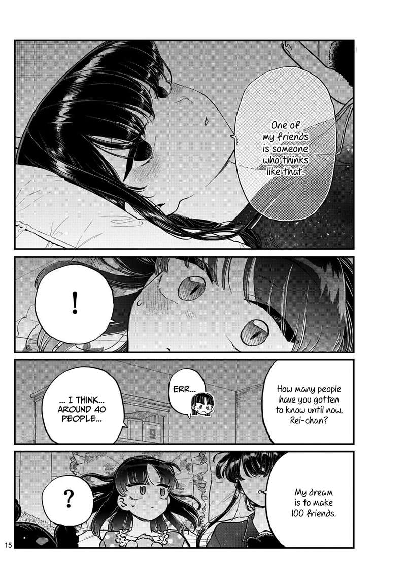 KOMI-SAN WA KOMYUSHOU DESU Chapter 176 - Page 15
