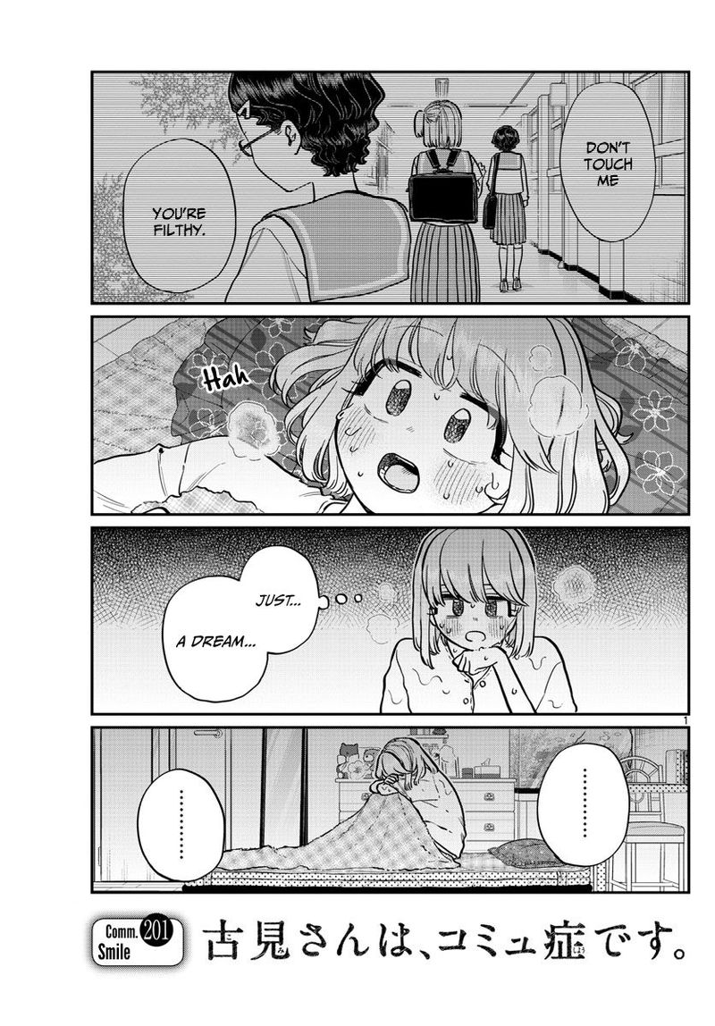 KOMI-SAN WA KOMYUSHOU DESU Chapter 201 - Page 1