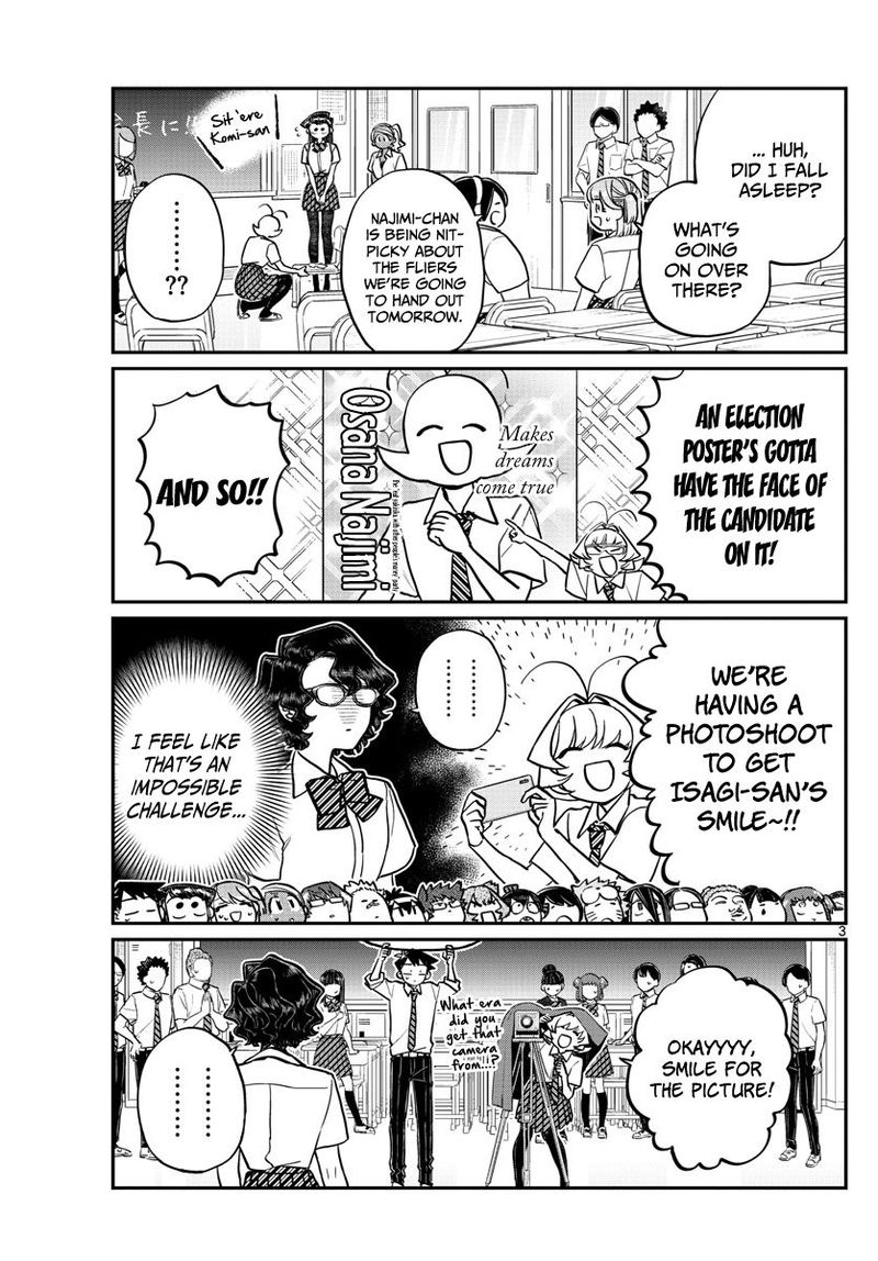 KOMI-SAN WA KOMYUSHOU DESU Chapter 201 - Page 3