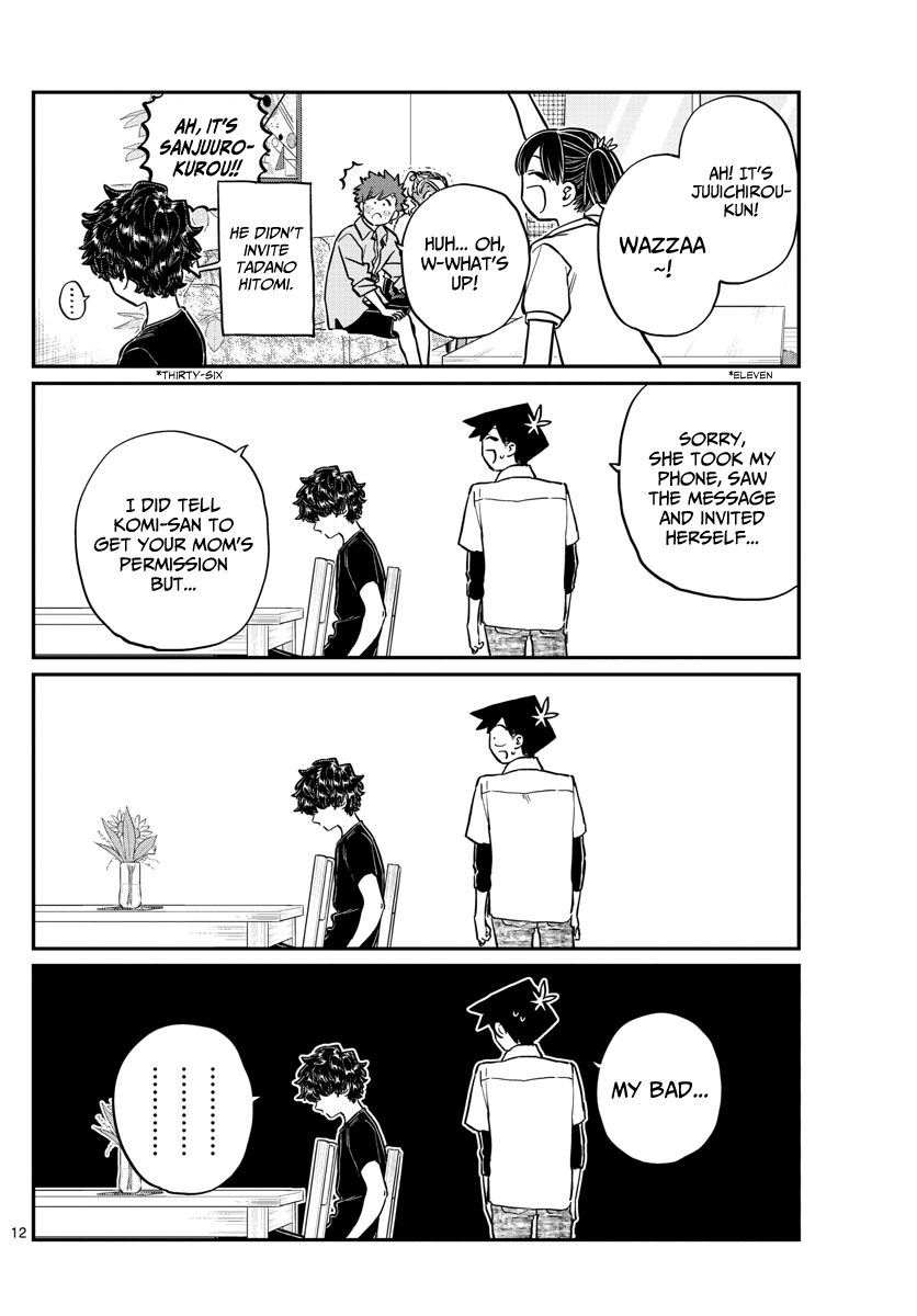 KOMI-SAN WA KOMYUSHOU DESU Chapter 207 - Page 12