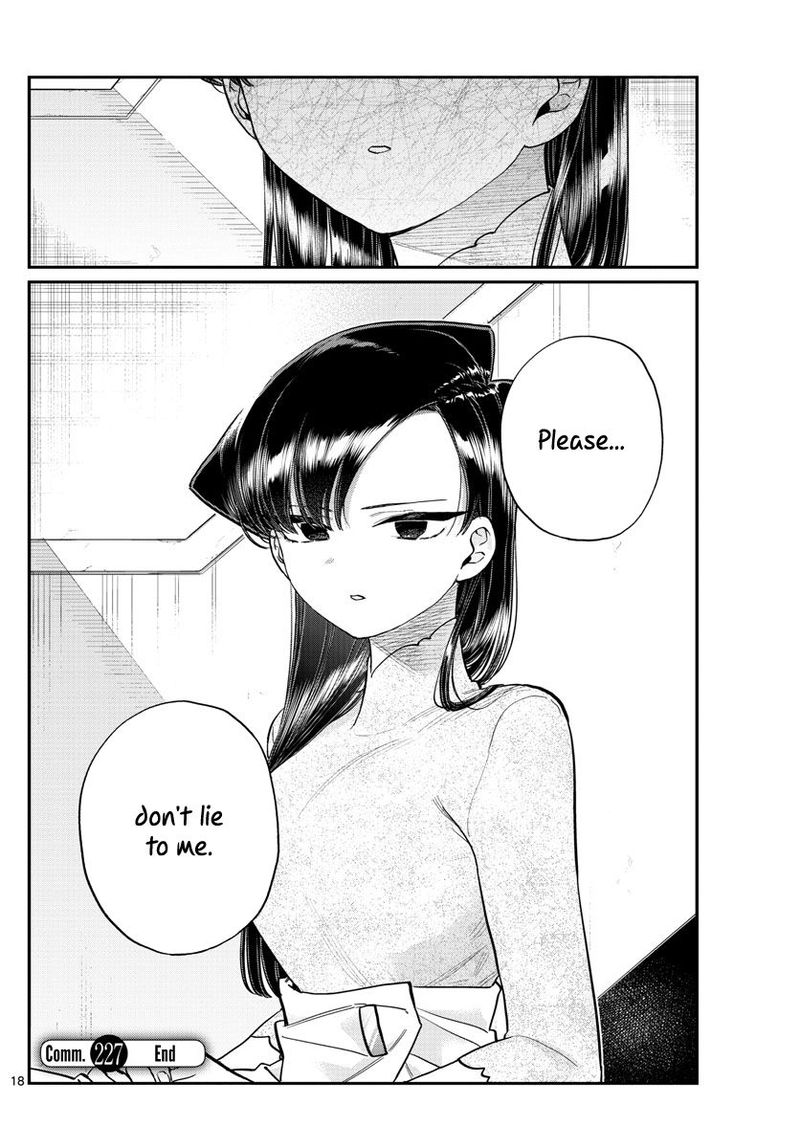KOMI-SAN WA KOMYUSHOU DESU Chapter 227 - Page 18