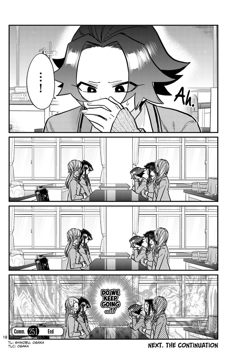 KOMI-SAN WA KOMYUSHOU DESU Chapter 251 - Page 18