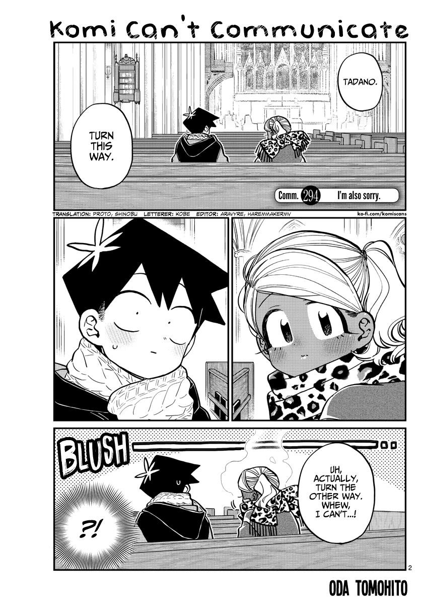 KOMI-SAN WA KOMYUSHOU DESU Chapter 294 - Page 2