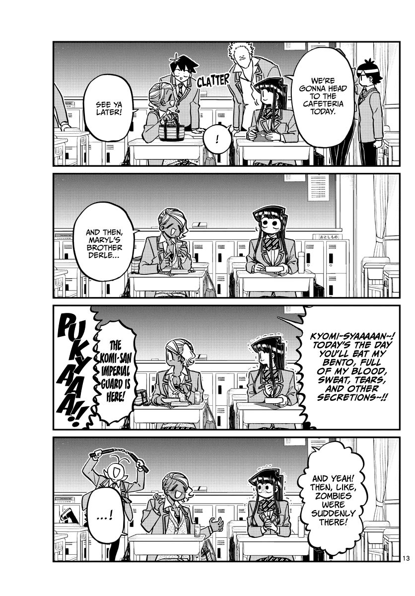 KOMI-SAN WA KOMYUSHOU DESU Chapter 298 - Page 13