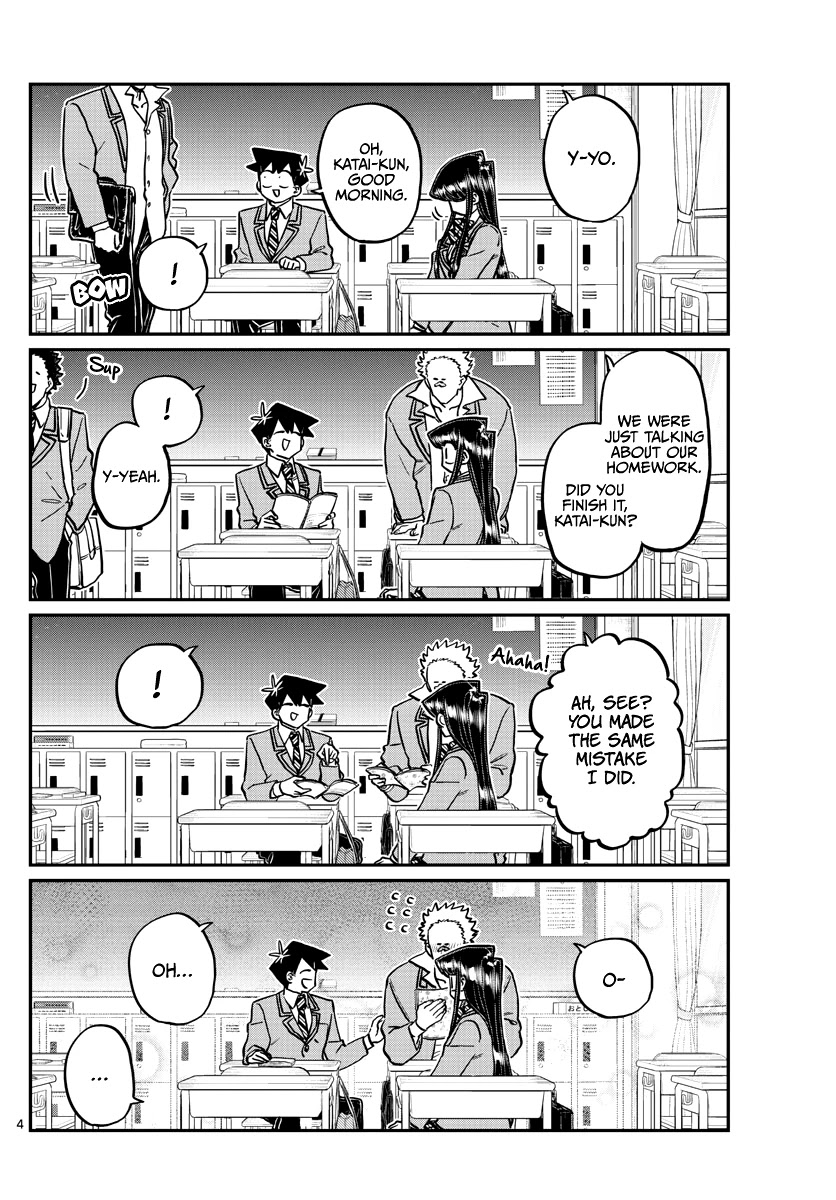 KOMI-SAN WA KOMYUSHOU DESU Chapter 298 - Page 4