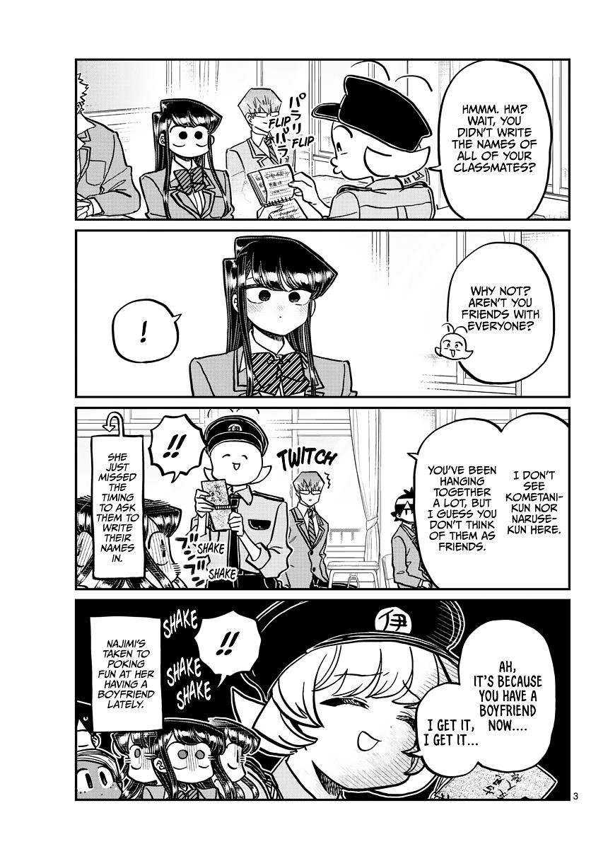 KOMI-SAN WA KOMYUSHOU DESU Chapter 323 - Page 3