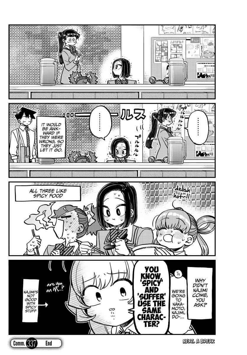 KOMI-SAN WA KOMYUSHOU DESU Chapter 337 - Page 18