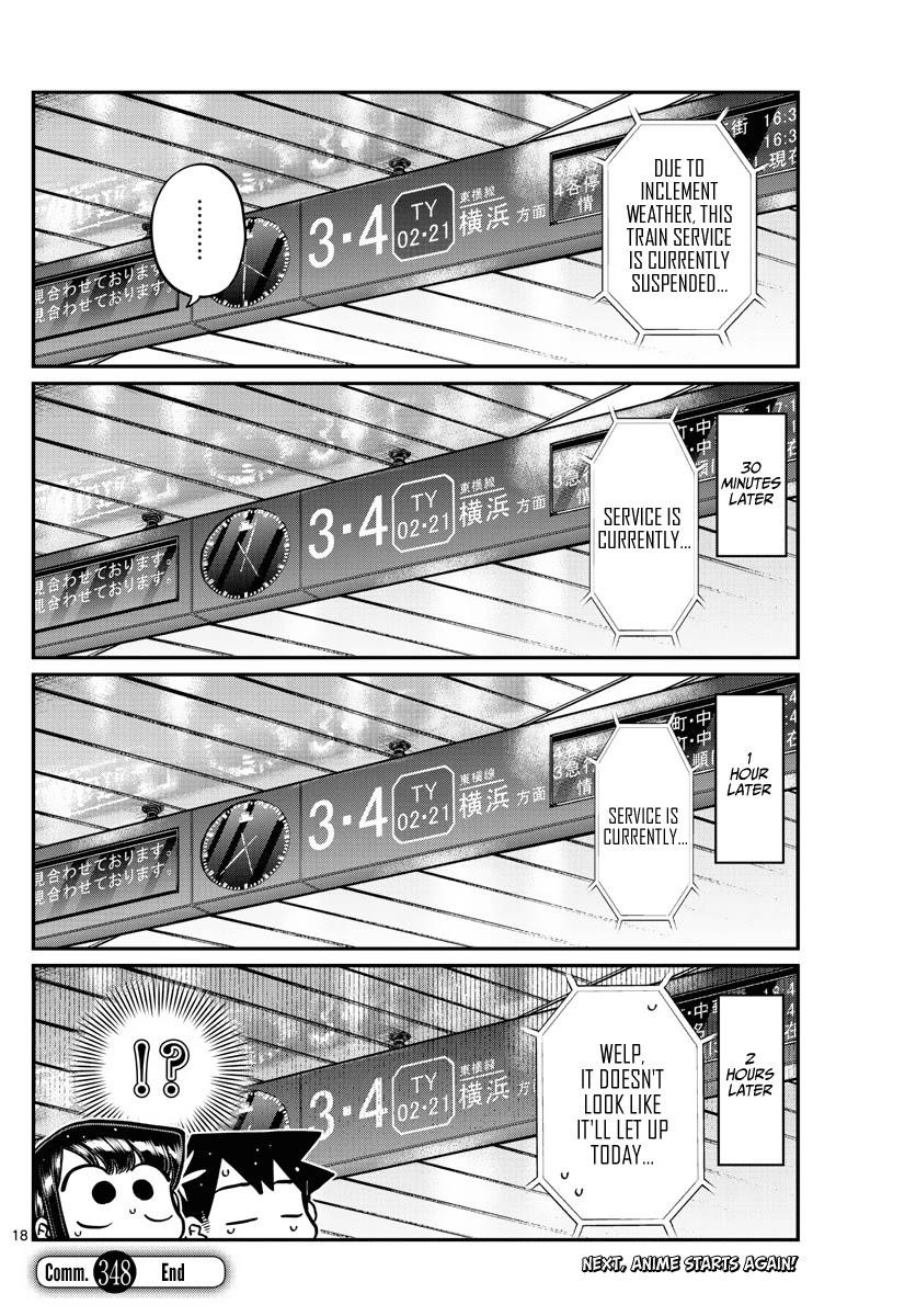 KOMI-SAN WA KOMYUSHOU DESU Chapter 348 - Page 18