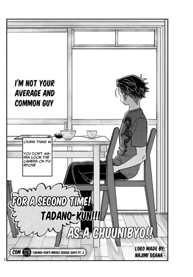 KOMI-SAN WA KOMYUSHOU DESU Chapter 378 - Page 2