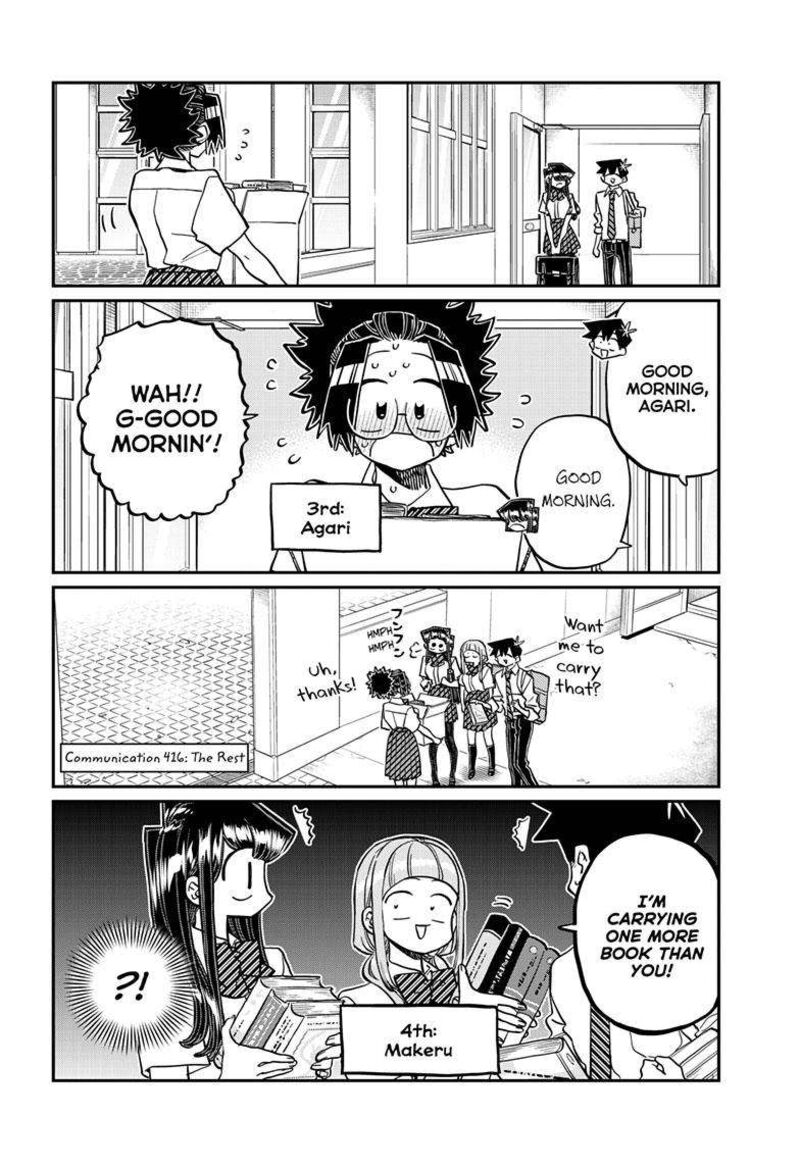 KOMI-SAN WA KOMYUSHOU DESU Chapter 416 - Page 2