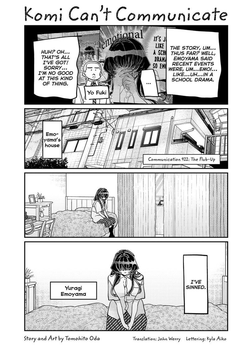 KOMI-SAN WA KOMYUSHOU DESU Chapter 422 - Page 1