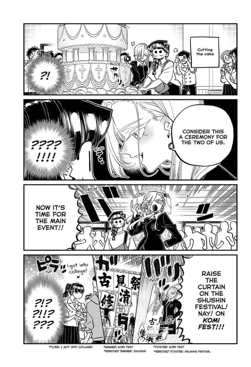 KOMI-SAN WA KOMYUSHOU DESU Chapter 446 - Page 7