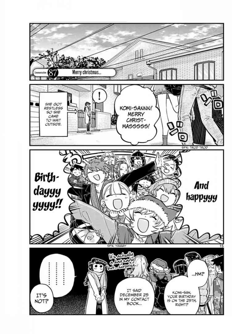 KOMI-SAN WA KOMYUSHOU DESU Chapter 87 - Page 1