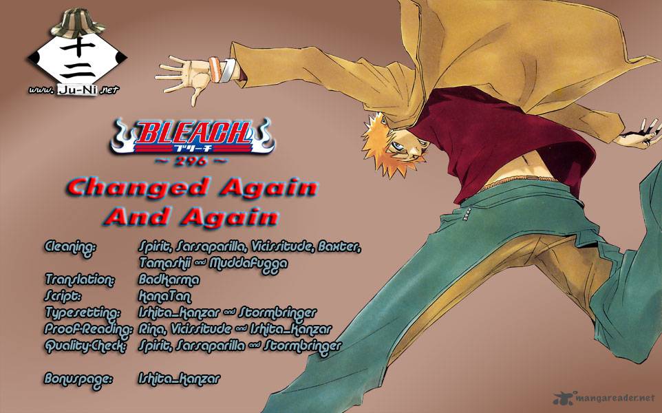 BLEACH Chapter 296 - Page 1