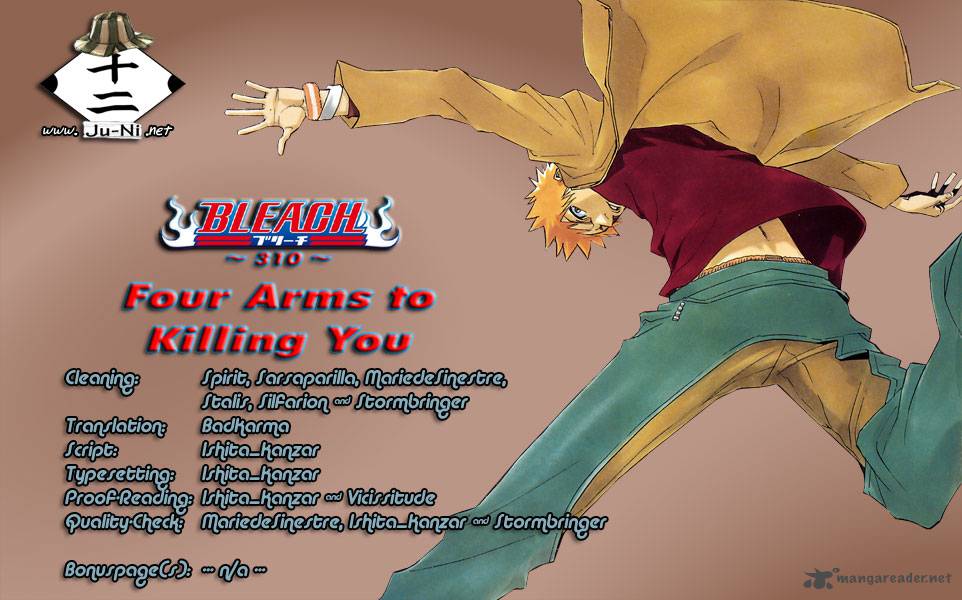 BLEACH Chapter 310 - Page 1