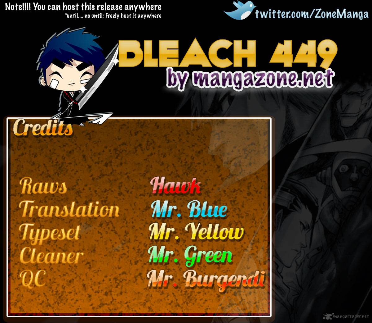 BLEACH Chapter 449 - Page 1