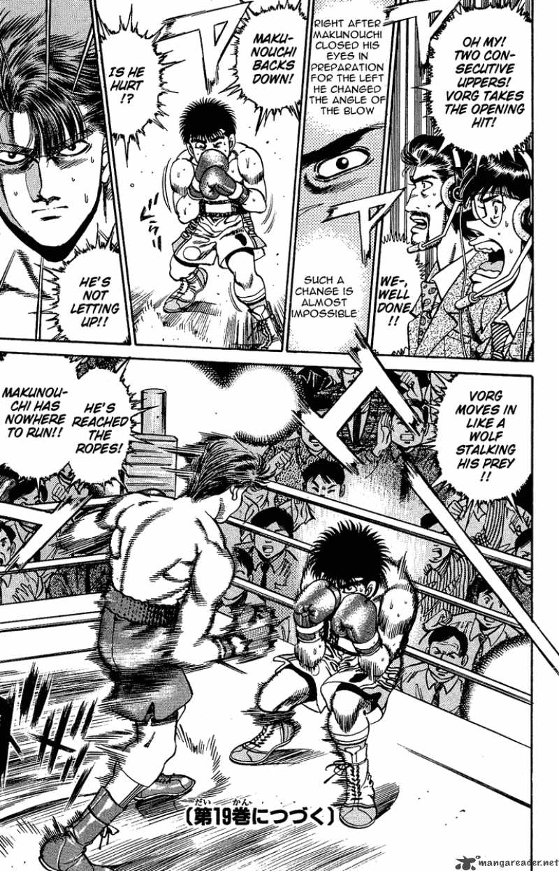 HAJIME NO IPPO Chapter 159 - Page 18