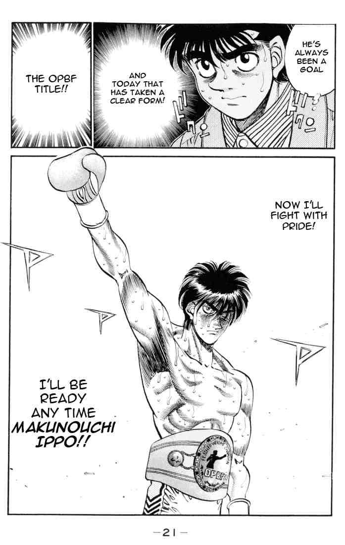 HAJIME NO IPPO Chapter 325 - Page 19