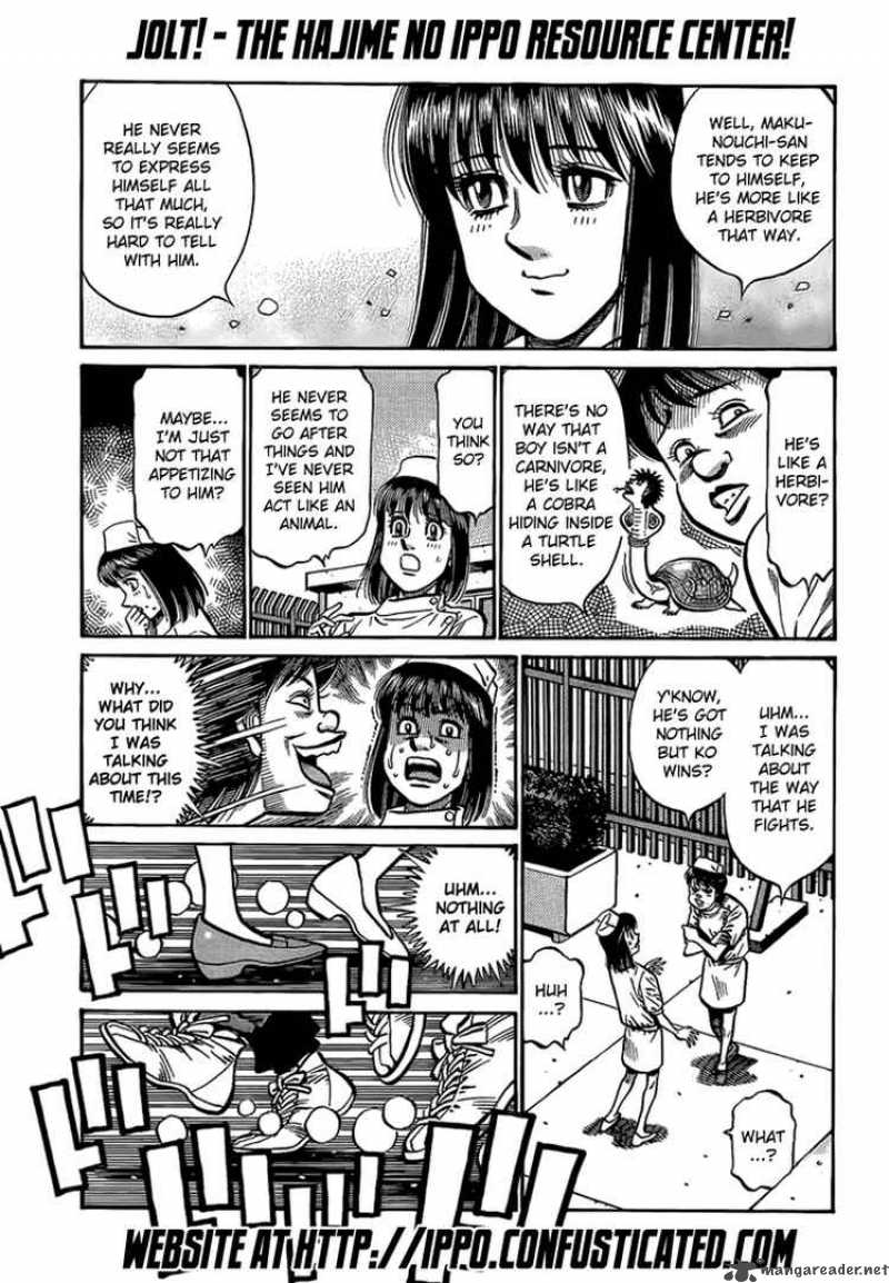 HAJIME NO IPPO Chapter 860 - Page 13