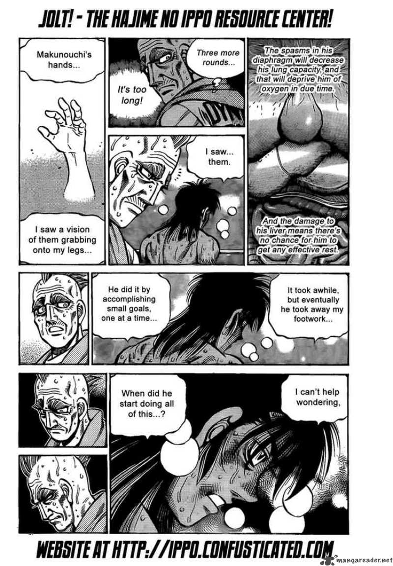 HAJIME NO IPPO Chapter 891 - Page 14